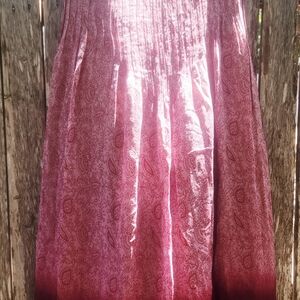 Soft Surroundings Pink Boho Style Skirt